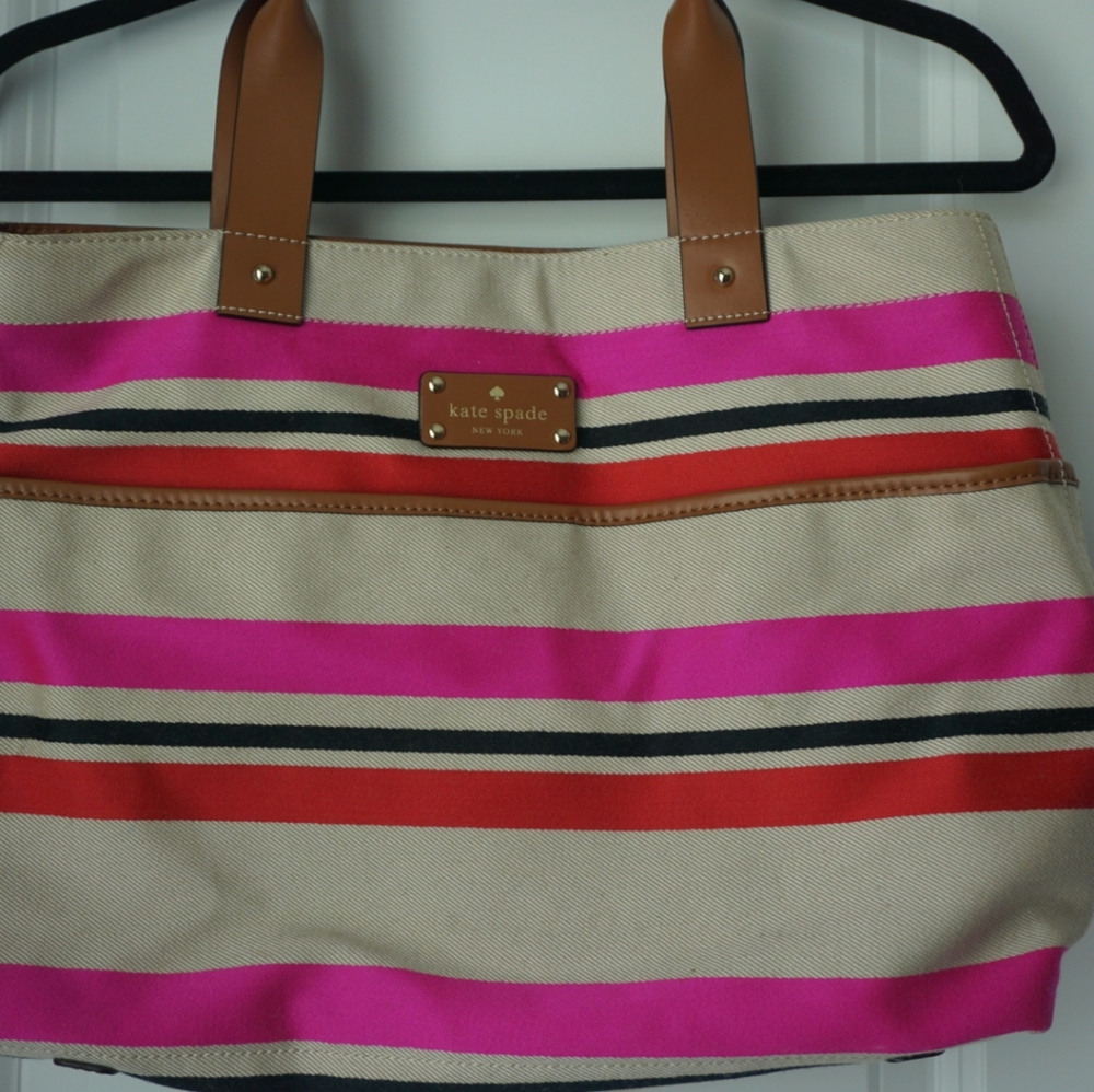 Kate Spade Oak Island Multi Color Tote Bag